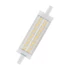 Kép 1/3 - Osram Superstar műanyag búra/17,5W/2452lm/2700K/R7s dimmelhető LED ceruza izzó