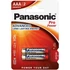 Kép 1/2 - Elem, AAA mikro, 2 db, PANASONIC "Pro power"