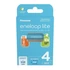 Kép 1/4 - Panasonic Eneloop BK-4LCCE/4BE AAA 550mAh mikro ceruza akku 4db/csomag