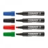 Kép 1/10 - Alkoholos marker, 1-4 mm, vágott, ICO "Permanent 12", fekete