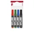 Kép 1/2 - Alkoholos marker készlet, 1-4 mm, vágott, ICO "Permanent 12 XXL", 4 különböző szín
