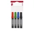 Kép 1/3 - Alkoholos marker készlet, 1-3 mm, kúpos, ICO "Permanent 11", 4 különböző szín