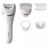 Kép 1/6 - Philips BRE710/00 Series 8000 Satinelle Advanced száraz-nedves fehér epilátor