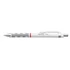 Golyóstoll, 0,8 mm, nyomógombos, fehér tolltest, ROTRING 