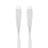 Kép 2/6 - USB kábel, USB-C - USB-C, 1,2 m, RIVACASE "PS6005", fehér