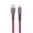 Kép 1/3 - Usb kábel, USB - USB-C, 1,2 m, RIVACASE "PS6102", piros