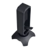 Kép 3/6 - Rampage Fejhallgató állvány - RM-H66 GUARD (fekete, műanyag, USB HUB, Egérkábel tartó, RGB)