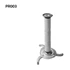 Kép 1/2 - SUNNE (PRO03) Projektor mennyezeti konzol dönthető, Profil:130-1060mm, max 10kg (ezüst)