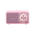 Kép 1/6 - Sangean WR-7 Genuine Mini Bluetooth pink FM rádió