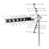 Kép 1/8 - Sencor SDA 611 DVB-T/T2 kültéri antenna