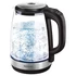 Kép 1/15 - Sencor SWK 2090BK 2l inox-fekete üveg vízforraló
