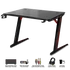 Kép 1/9 - Spirit of Gamer Gamer Asztal - Headquarter 300 (MDF lap, fém lábak, fekete, RGB LED háttérvilágítás, 120 x 60 x 1,8 cm)