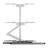 Kép 9/10 - Stell SHO 7610 Slim 23"-70" VESA 400x400 két karos, dönthető, forgatható TV fali konzol