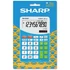 Kép 3/3 - Számológép, asztali, 10 számjegy, SHARP "EL-M332", kék