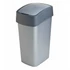 Kép 2/3 - Billenős szelektív hulladékgyűjtő, műanyag, 45 l, CURVER, szürke/szürke