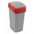 Kép 2/2 - Billenős szelektív hulladékgyűjtő, műanyag, 45 l, CURVER, piros/szürke