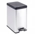 Kép 2/2 - Pedálos szemetes, 25 l, CURVER "Slim Bin", fekete-ezüst