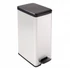 Kép 2/3 - Pedálos szemetes, 40 l, CURVER "Slim Bin", fekete-ezüst