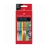 Kép 2/2 - Színes ceruza készlet, háromszögletű, FABER-CASTELL "Colour Grip", 12 különböző szín