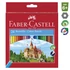 Kép 2/2 - Színes ceruza készlet, hatszögletű, FABER-CASTELL "Classic", 24 különböző szín