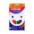 Kép 1/6 - Színes ceruza készlet, háromszögletű, jumbo, NEBULO, 12 különböző szín