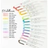 Kép 4/4 - Szövegkiemelő készlet, 1,4/4 mm, kétvégű, ZEBRA "Mildliner Highlighter", 15 különböző szín