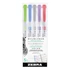 Kép 5/8 - Szövegkiemelő készlet, 1,0/3,5 mm, kétvégű ZEBRA "Mildliner Cool & Refined" 5 szín