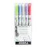 Kép 6/8 - Szövegkiemelő készlet, 1,0/3,5 mm, kétvégű ZEBRA "Mildliner Cool & Refined" 5 szín