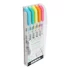 Kép 3/5 - Szövegkiemelő készlet, 1,0/3,5 mm, kétvégű, ZEBRA "Mildliner Fluorescent", 5 szín