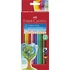 Színes ceruza készlet, háromszögletű, FABER-CASTELL 