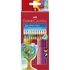 Kép 1/2 - Színes ceruza készlet, háromszögletű, FABER-CASTELL "Grip 2001", 24 különböző szín