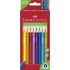 Kép 1/2 - Színes ceruza készlet, háromszögletű, FABER-CASTELL "Jumbo", 10 különböző szín