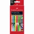 Kép 1/2 - Színes ceruza készlet, háromszögletű, FABER-CASTELL "Colour Grip", 12 különböző szín