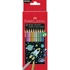 Kép 1/2 - Színes ceruza készlet, hatszögletű, FABER-CASTELL, 10 különböző metál szín