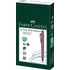 Golyóstoll, 0,7 mm, nyomógombos tolltest, bordó tolltest, FABER-CASTELL 