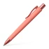 Golyóstoll, 0,7 mm, nyomógombos tolltest, korallpiros tolltest, FABER-CASTELL 