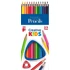 Színes ceruza ICO Creative Kids háromszögletű 12db/készlet