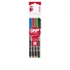 Kép 2/3 - Alkoholos marker készlet, OHP, 1-1,5 mm, M, ICO, 4 különböző szín
