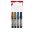 Kép 2/2 - Alkoholos marker készlet, 1-4 mm, vágott, ICO "Permanent 12", 4 különböző szín