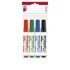 Kép 2/3 - Tábla- és flipchart marker készlet, 1-3 mm, kúpos, ICO "Plan 11 XXL", 4 különböző szín