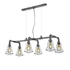 Kép 2/3 - TRIO 307000688 GOTHAM 6 x E27 antik ezüst többágú függeszték