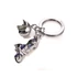 Kulcstartó, 2 charm dísszel, SWAROVSKI® kristályokkal, TROIKA 