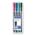 Alkoholos marker készlet, OHP, 1 mm, STAEDTLER 