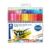 Kép 1/3 - Rostirón készlet, 0,8/3,0 mm, kétvégű, STAEDTLER "3200", 120 különböző szín