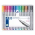 Kép 1/5 - Tűfilc készlet, 0,3 mm, STAEDTLER "Triplus 334", 20 különböző szín