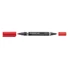 Alkoholos marker, F/M, 0,6/1,5 mm, kúpos, kétvégű, STAEDTLER 