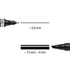Alkoholos marker, F/M, 0,6/1,5 mm, kúpos, kétvégű, STAEDTLER 