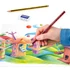 Színes ceruza készlet, hatszögletű, ajándék grafitceruzával és radírral, STAEDTLER 