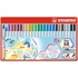 Kép 1/2 - Ecsetirón készlet, fém doboz, STABILO "Pen 68 brush", 19 különböző szín