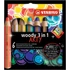 Kép 1/2 - Színes ceruza készlet, kerek, vastag, STABILO "Woody ARTY 3 in 1", 6 különböző szín
